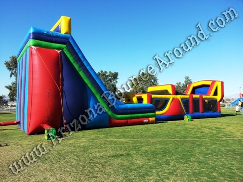 Inflatabel obstacle course for company parties